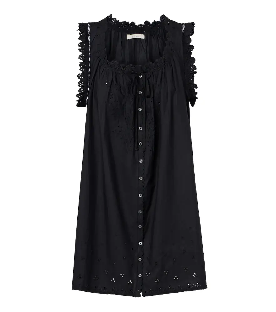 Doen Dôen Nessie broderie anglaise cotton minidress | Image 1 Doen Dôen Nessie broderie anglaise cotton minidress | Image 1