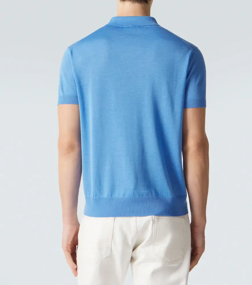 Tom Ford Silk and linen polo sweater | Thumbnail 2