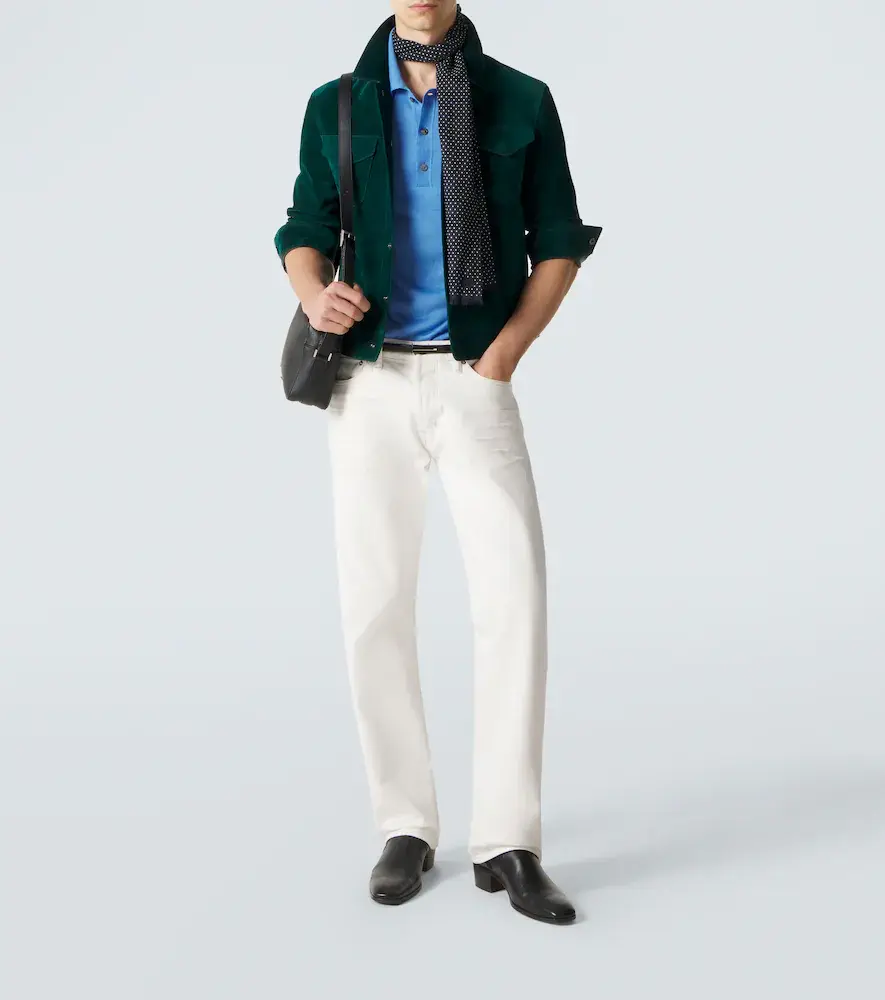 Tom Ford Silk and linen polo sweater | Thumbnail 3