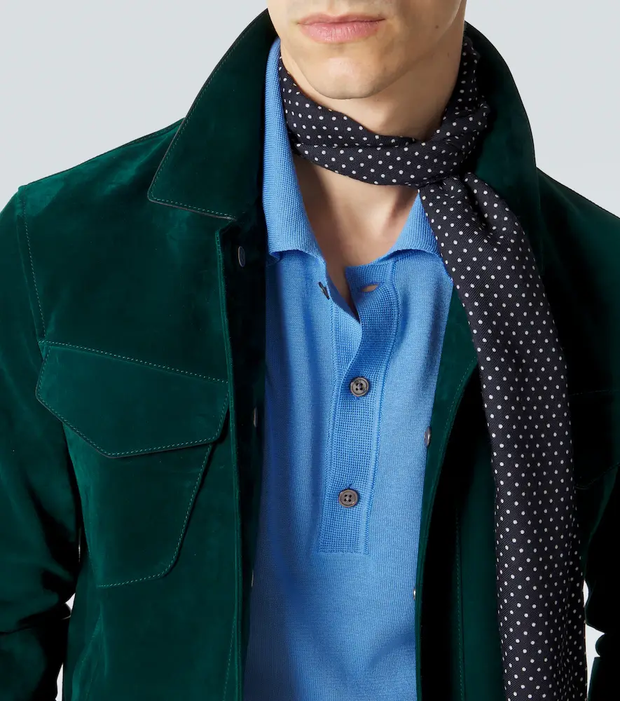 Tom Ford Silk and linen polo sweater | Thumbnail 4