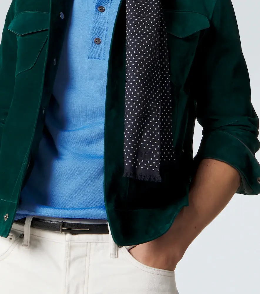 Tom Ford Silk and linen polo sweater | Thumbnail 5