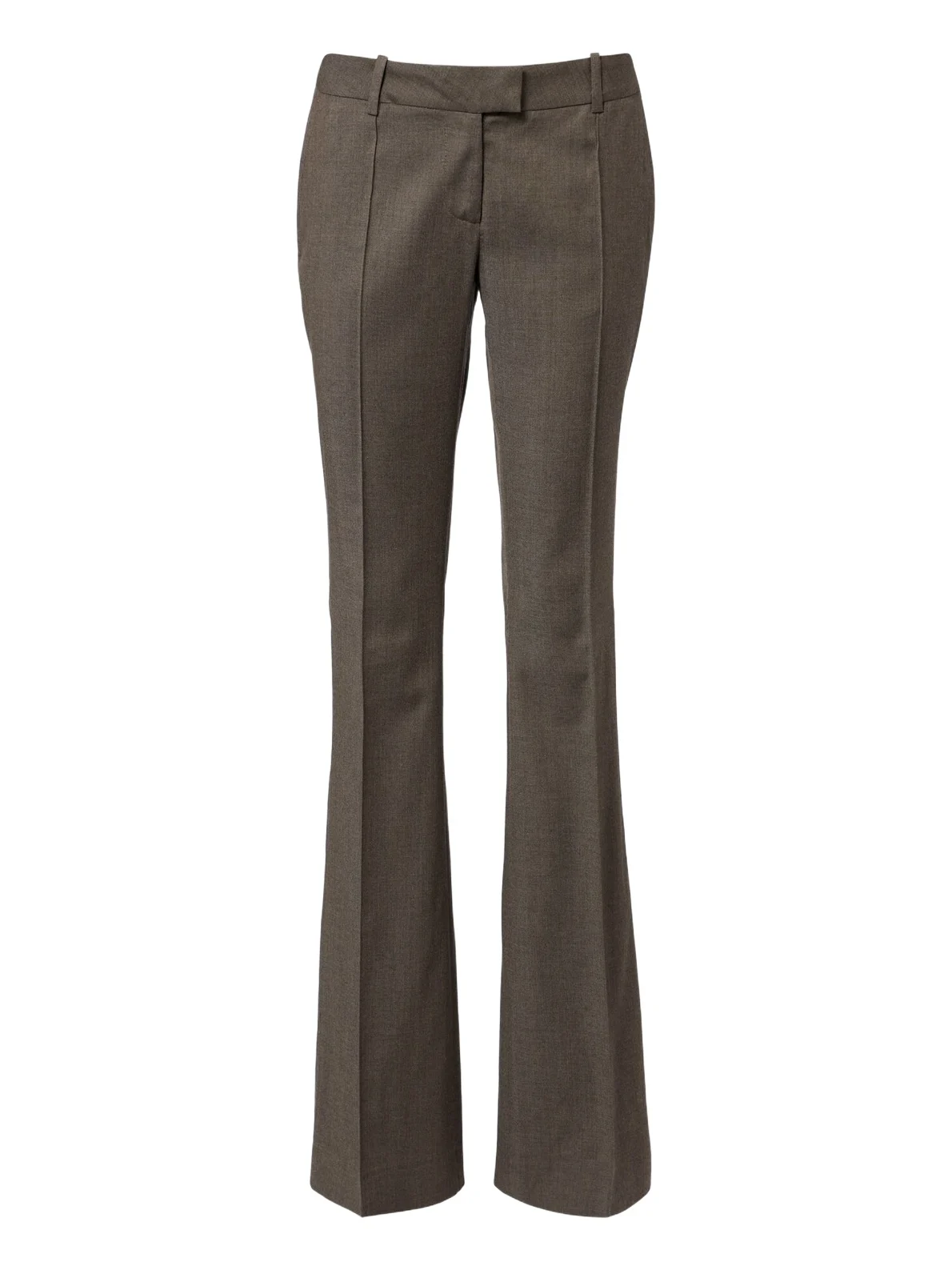 Low-rise wool-blend flared pants Low-rise wool-blend flared pants