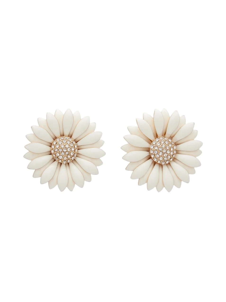 Floral embellished earrings Floral embellished earrings