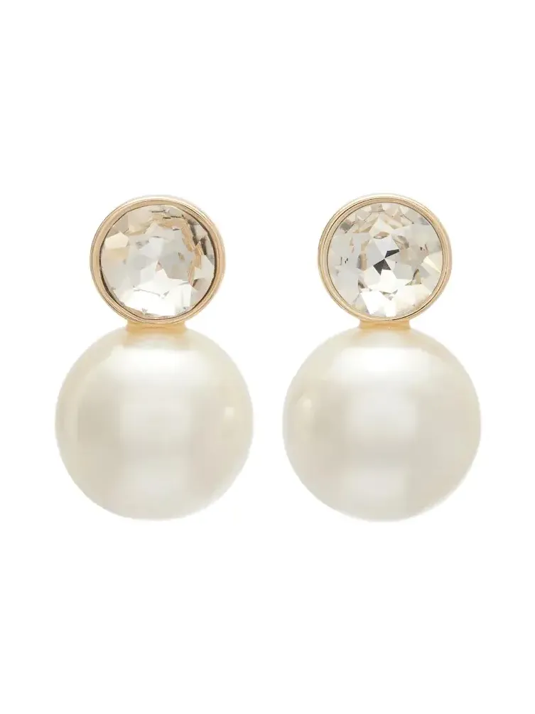 Crystal-embellished earrings