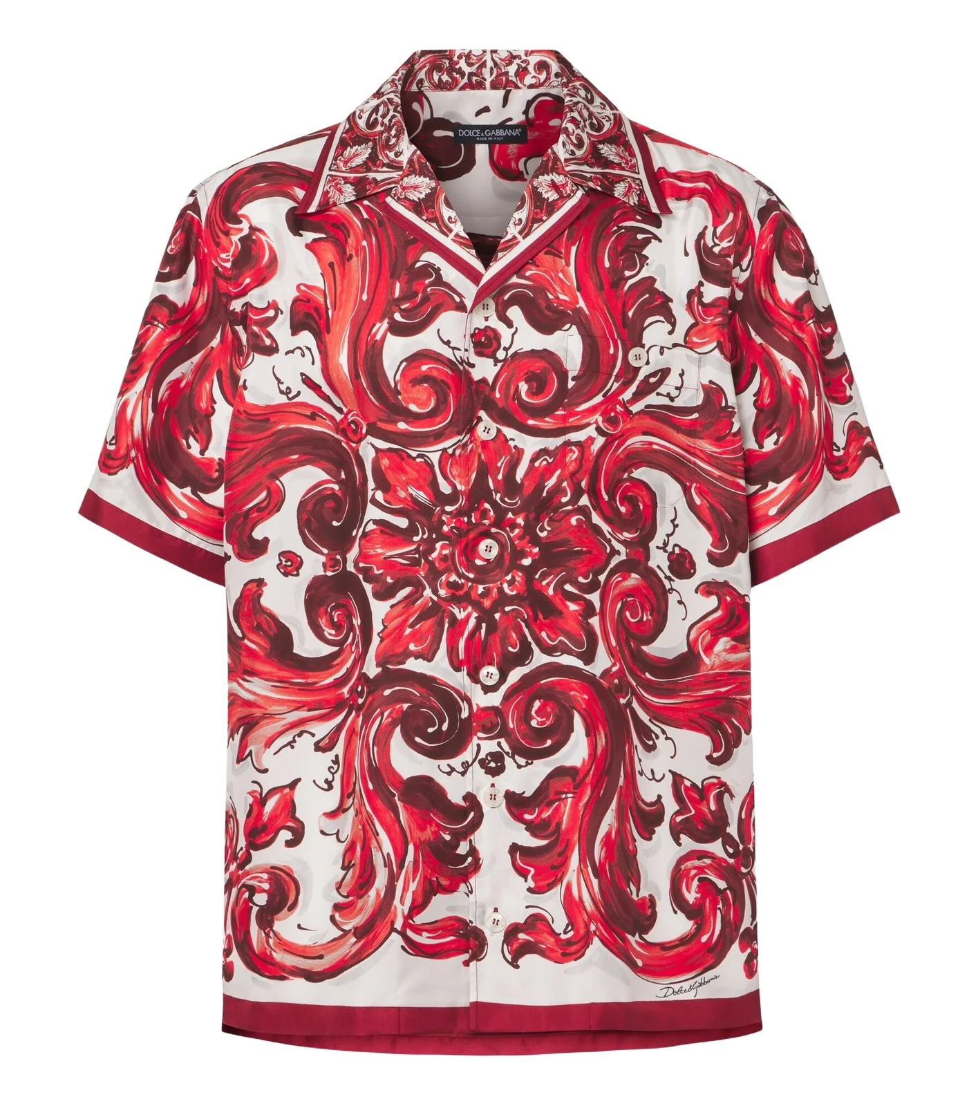 Majolica silk twill shirt Majolica silk twill shirt