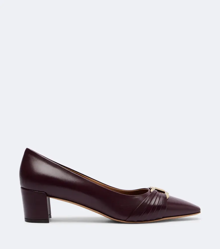 Ferragamo Tillya leather pumps | Thumbnail 3