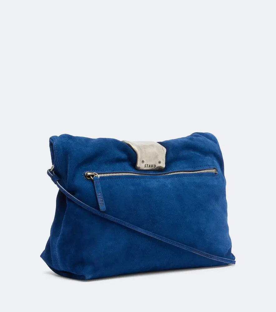 Staud Puff Small suede clutch | Thumbnail 2 Staud Puff Small suede clutch | Thumbnail 2