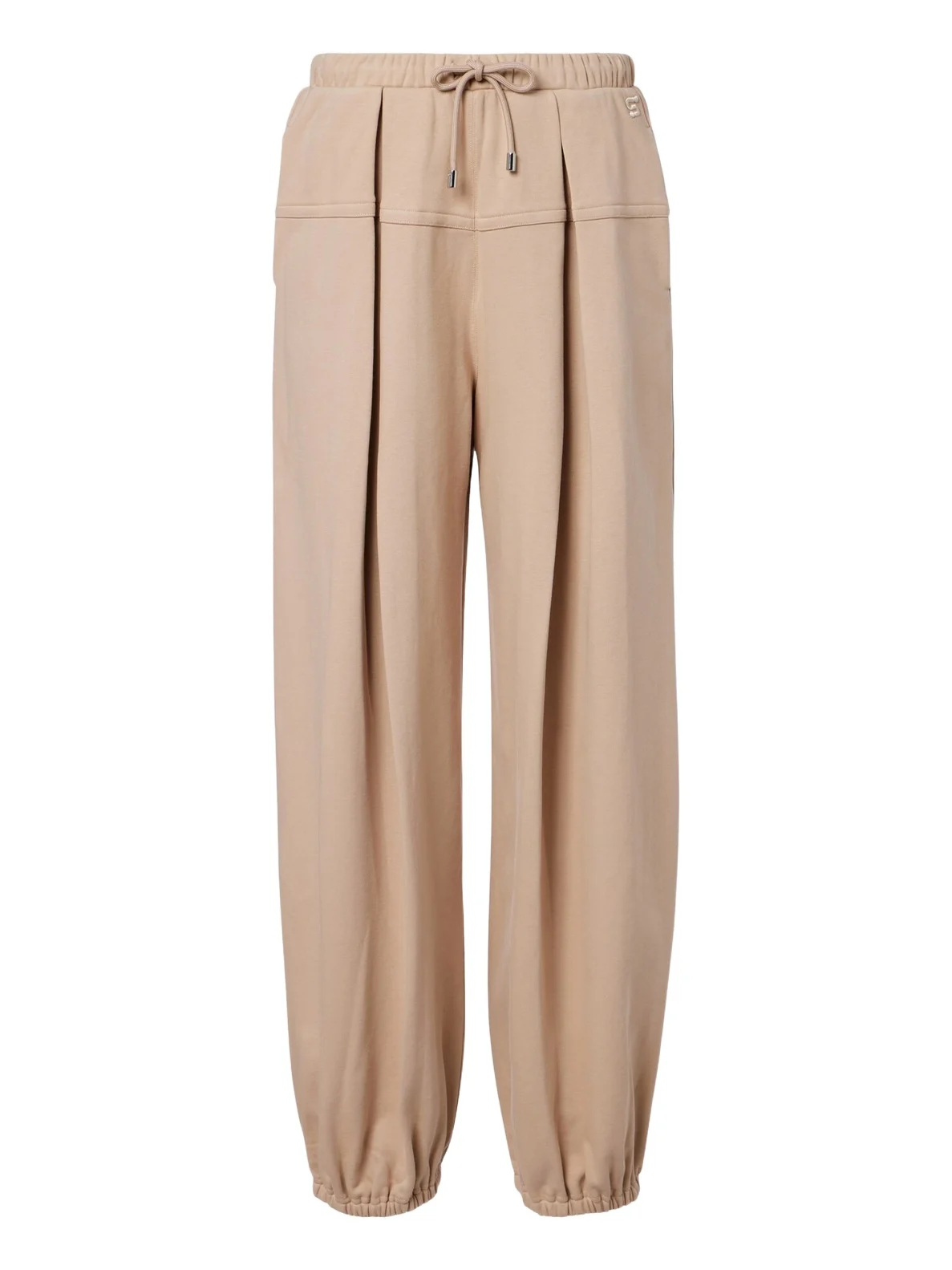 Pleated cotton-blend jersey sweatpants Pleated cotton-blend jersey sweatpants