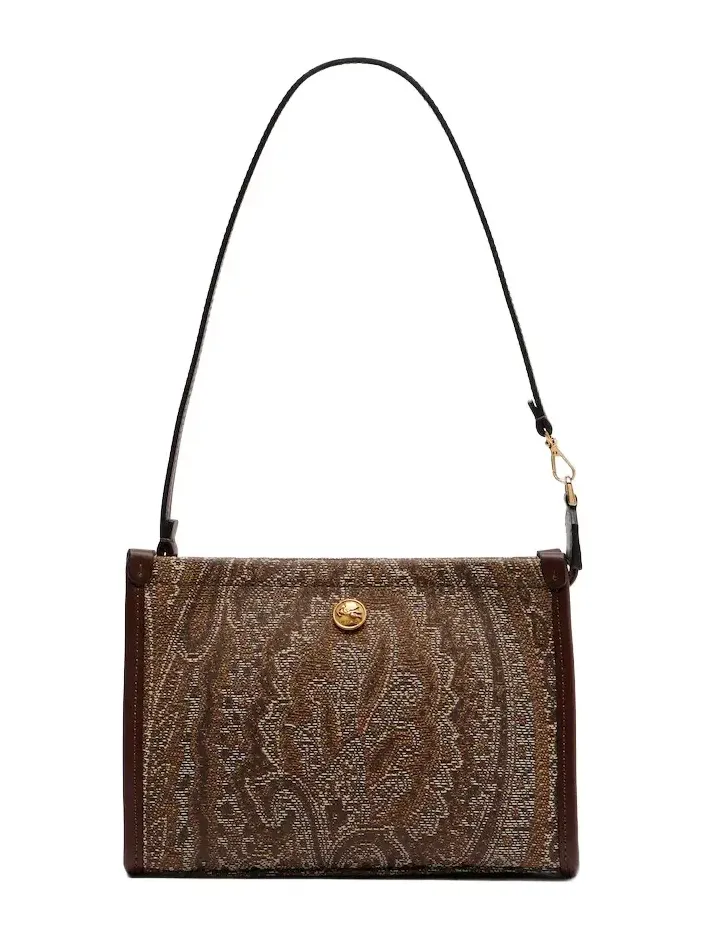 Etro Arnica Small coated canvas top handle bag