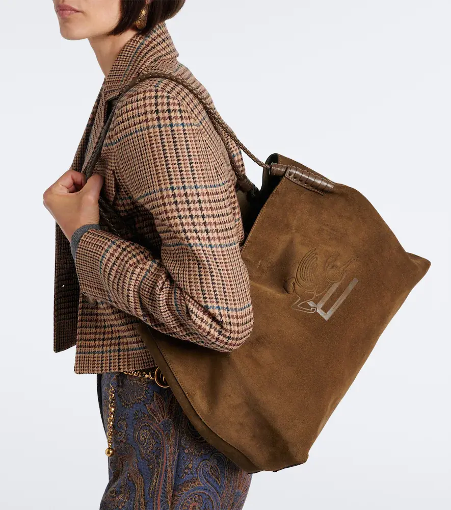 Etro Libra Large suede tote bag | Thumbnail 6 Etro Libra Large suede tote bag | Thumbnail 6