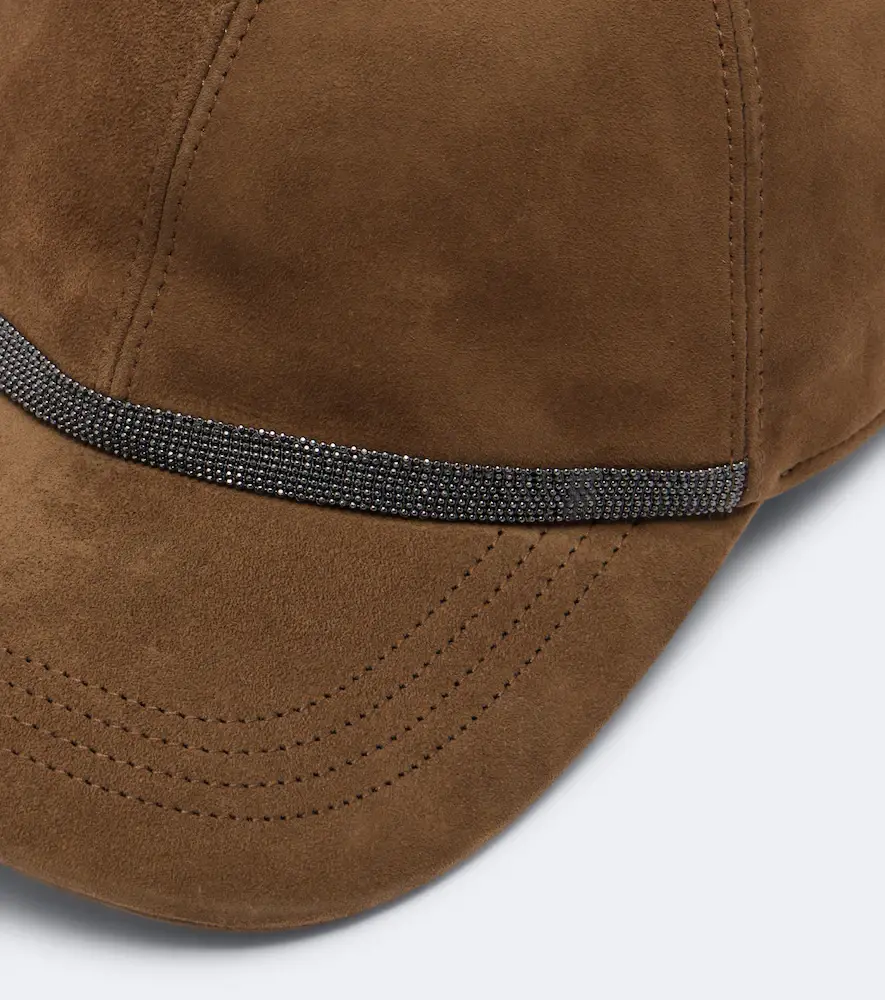 Brunello Cucinelli Monili suede baseball cap | Thumbnail 2 Brunello Cucinelli Monili suede baseball cap | Thumbnail 2