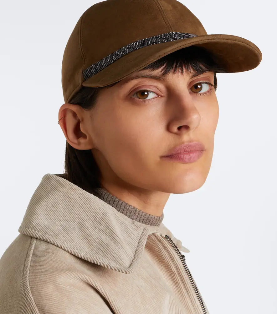 Brunello Cucinelli Monili suede baseball cap | Thumbnail 5 Brunello Cucinelli Monili suede baseball cap | Thumbnail 5