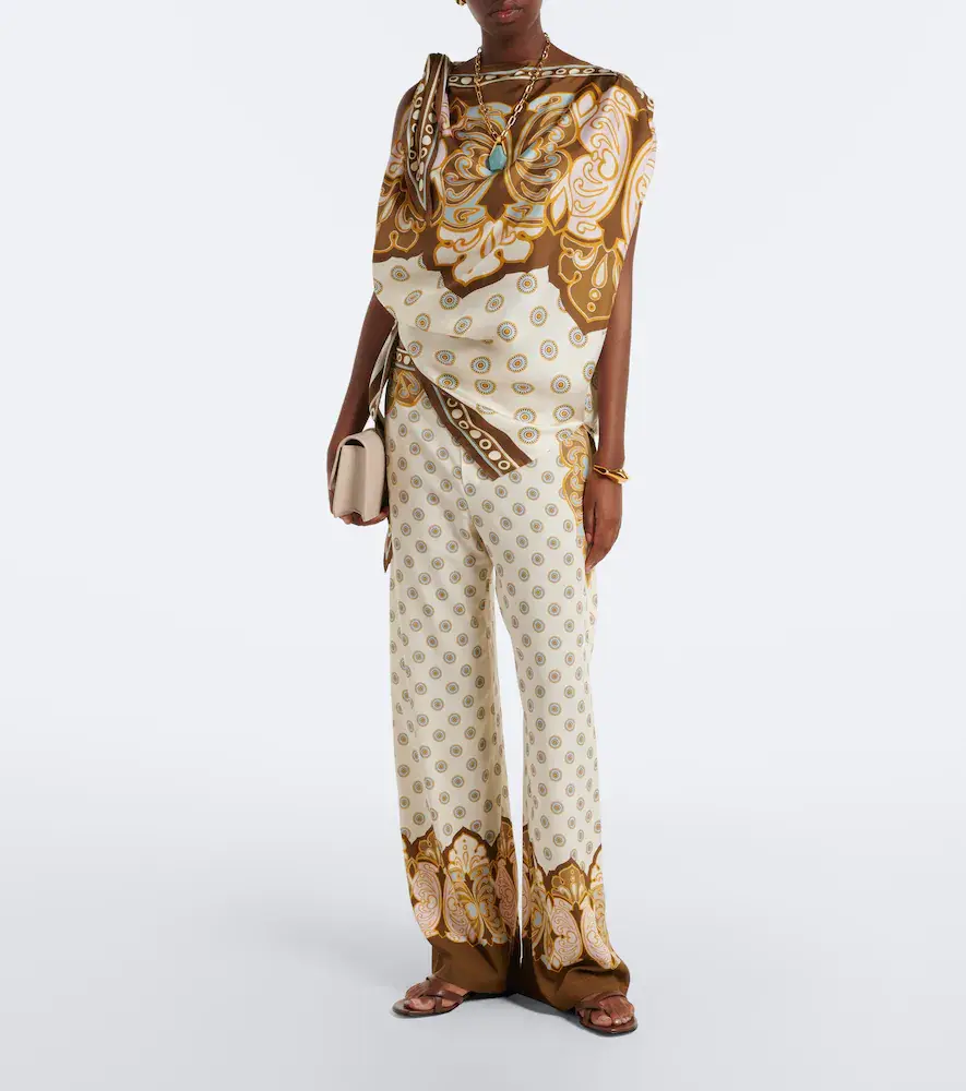 La DoubleJ Club printed wide-leg pants | Thumbnail 4
