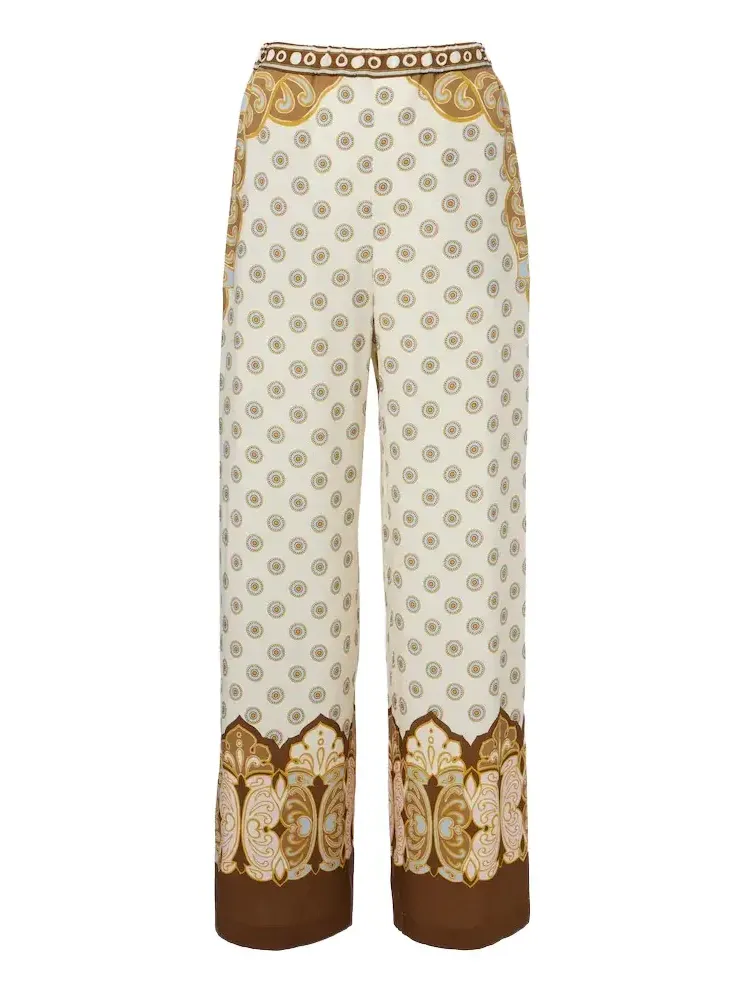 La DoubleJ Club printed wide-leg pants