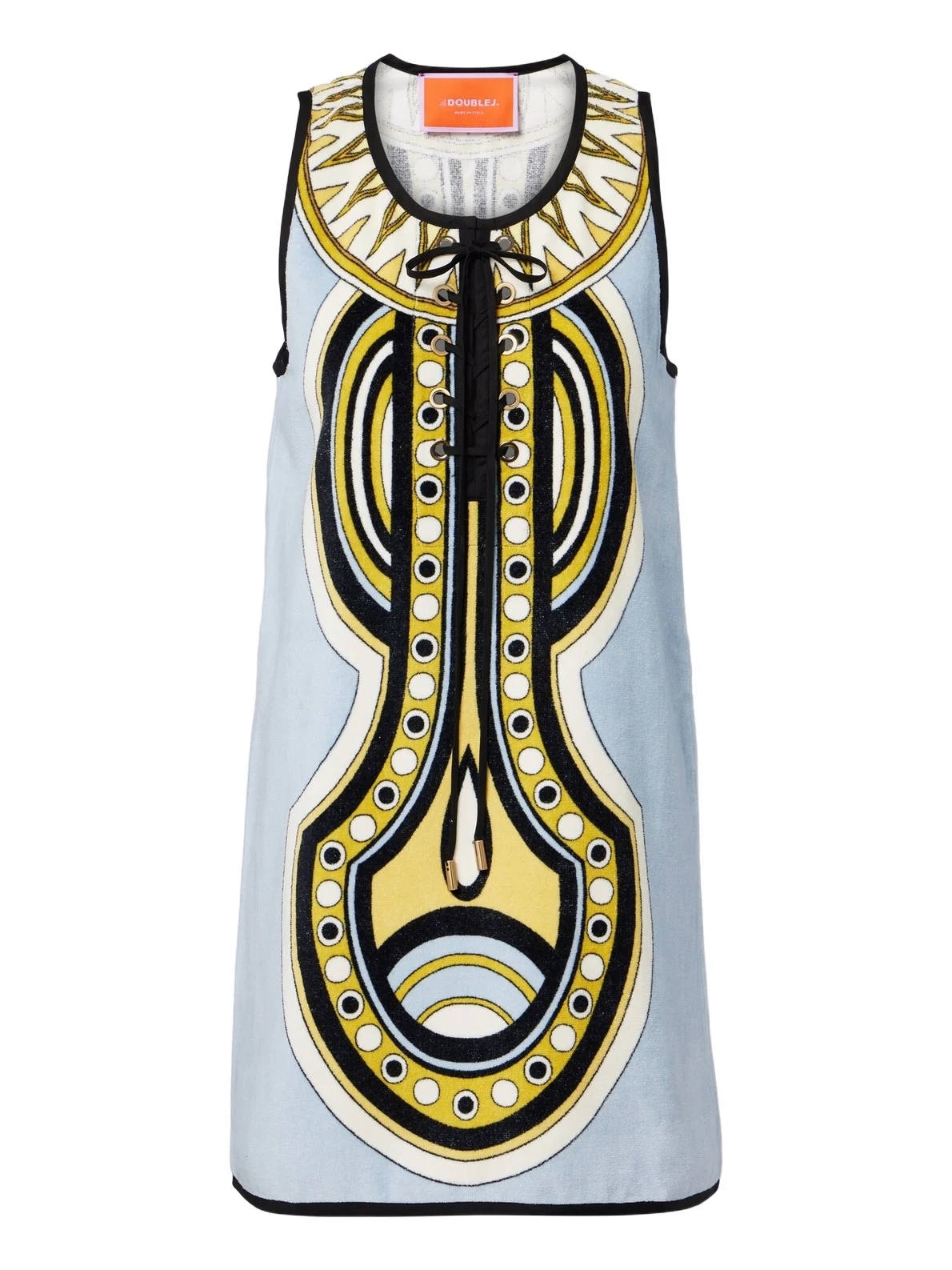 Totem printed cotton minidress