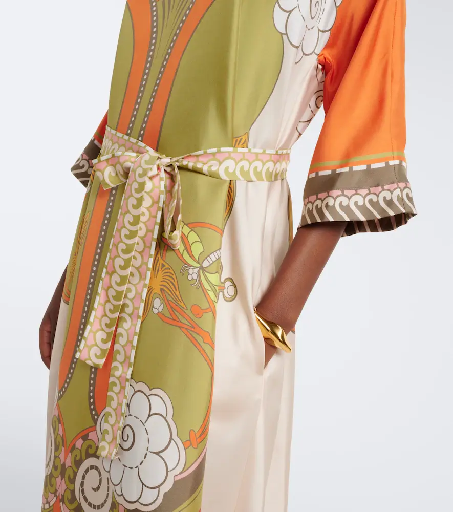 La DoubleJ Muumuu printed silk twill maxi dress | Thumbnail 5