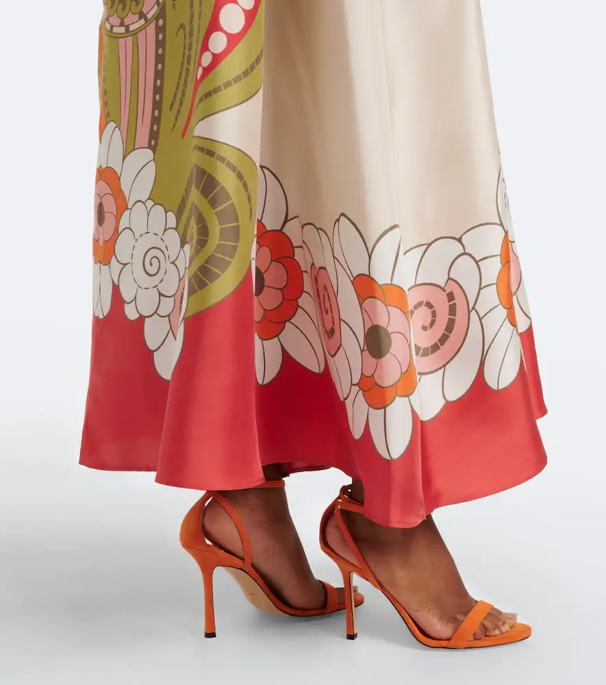 La DoubleJ Muumuu printed silk twill maxi dress | Thumbnail 6