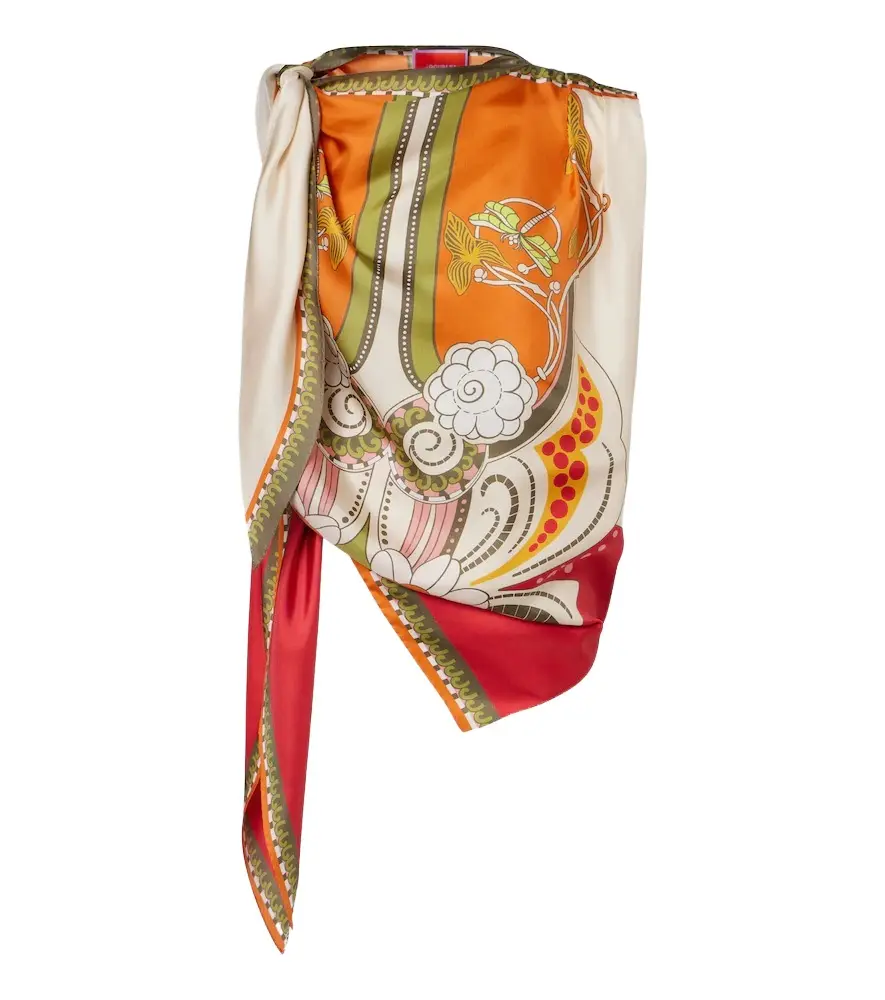 La DoubleJ Full-On printed silk twill top | Image 1 La DoubleJ Full-On printed silk twill top | Image 1
