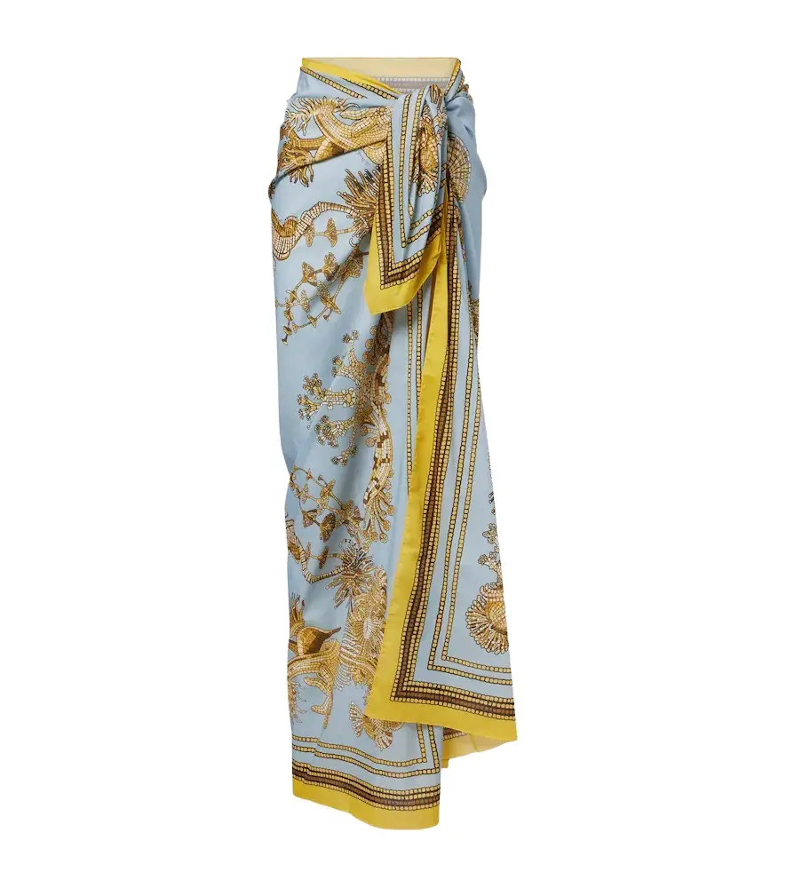 La DoubleJ Printed cotton beach cover-up | Image 1 La DoubleJ Printed cotton beach cover-up | Image 1