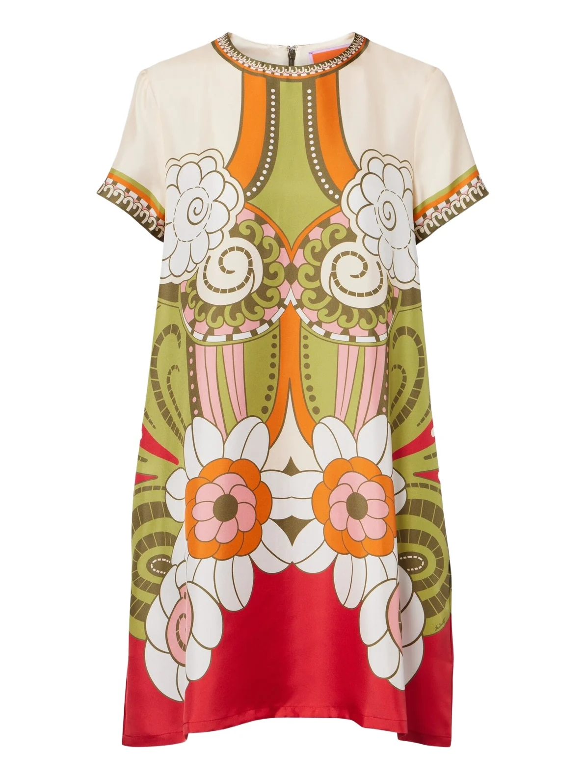 Mini Swing printed silk minidress Mini Swing printed silk minidress
