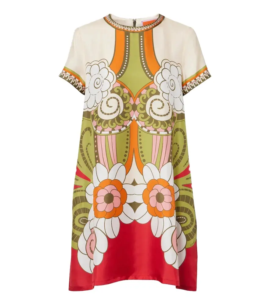 La DoubleJ Mini Swing printed silk minidress | Image 1 La DoubleJ Mini Swing printed silk minidress | Image 1