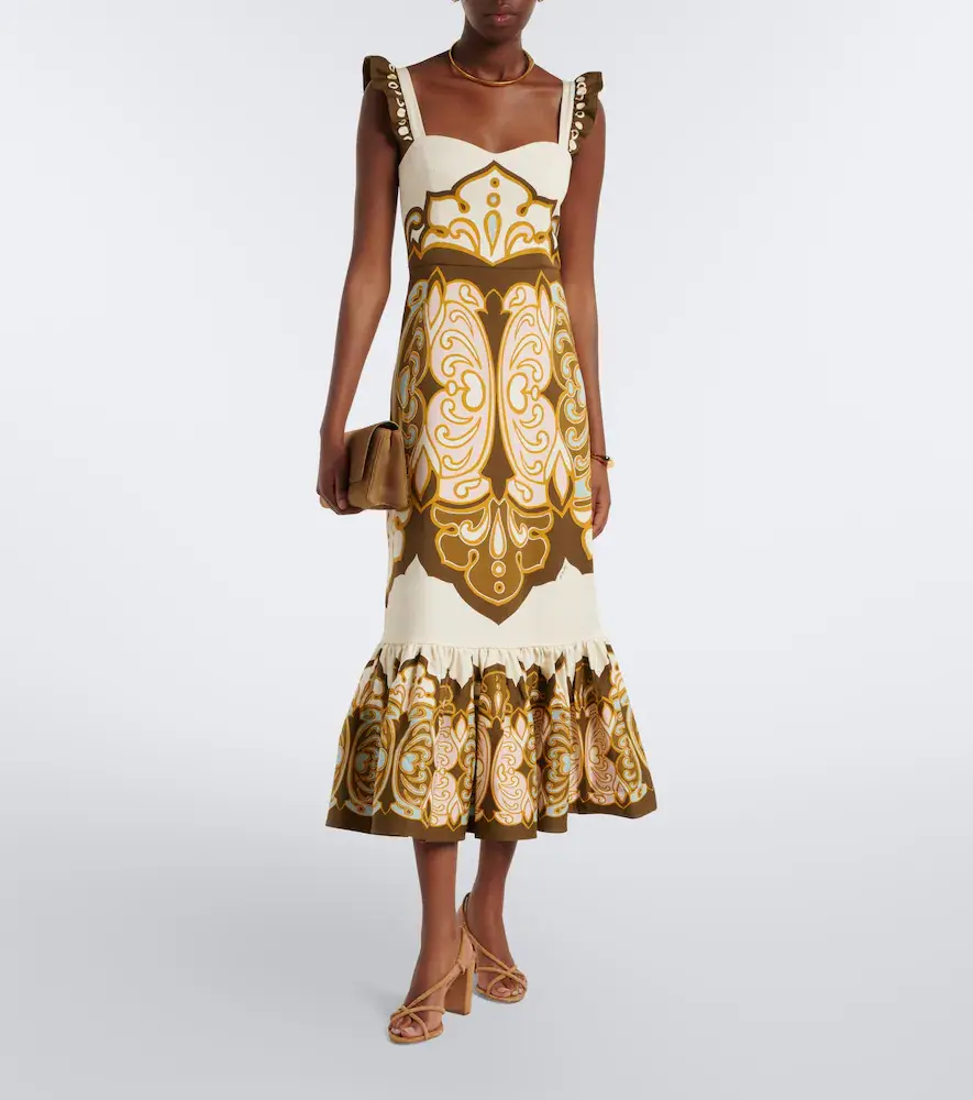 La DoubleJ Gingerbread cotton-blend midi dress | Thumbnail 5 La DoubleJ Gingerbread cotton-blend midi dress | Thumbnail 5