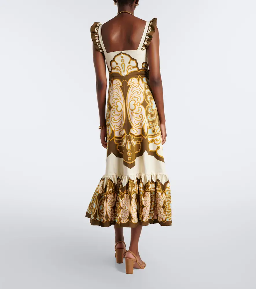 La DoubleJ Gingerbread cotton-blend midi dress | Thumbnail 6 La DoubleJ Gingerbread cotton-blend midi dress | Thumbnail 6