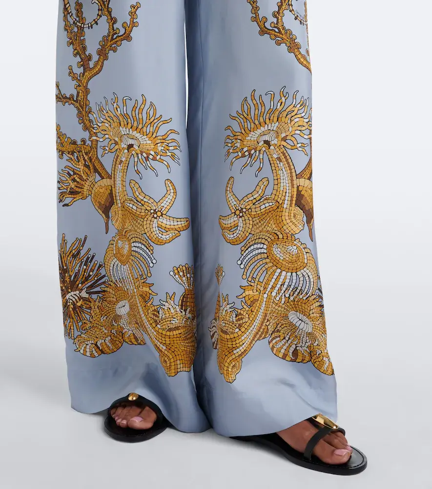 La DoubleJ Printed silk twill palazzo pants | Thumbnail 3 La DoubleJ Printed silk twill palazzo pants | Thumbnail 3