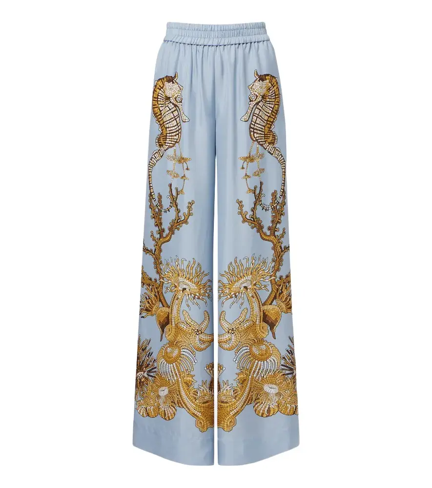 La DoubleJ Printed silk twill palazzo pants | Image 1 La DoubleJ Printed silk twill palazzo pants | Image 1