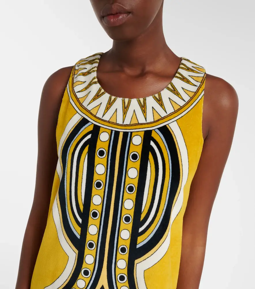 La DoubleJ Totem printed cotton midi dress | Thumbnail 4