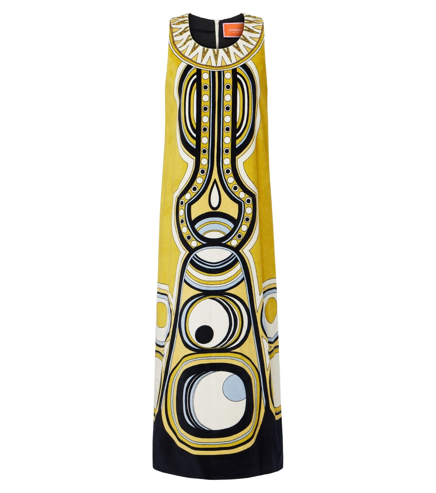 Totem printed cotton midi dress Totem printed cotton midi dress
