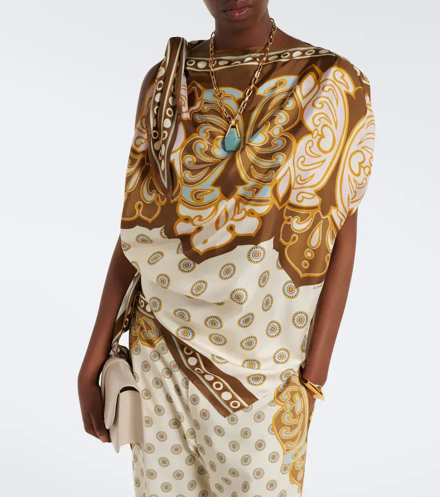 La DoubleJ Full-On printed silk twill top | Thumbnail 2 La DoubleJ Full-On printed silk twill top | Thumbnail 2