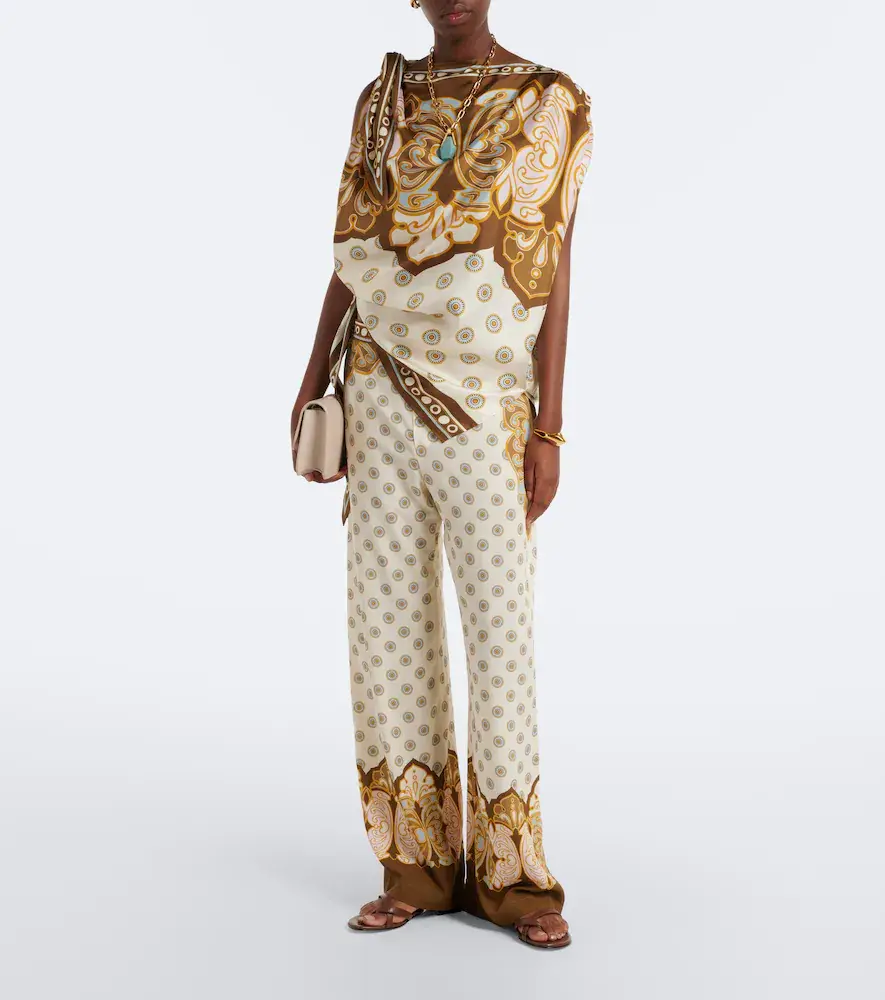 La DoubleJ Full-On printed silk twill top | Thumbnail 6 La DoubleJ Full-On printed silk twill top | Thumbnail 6