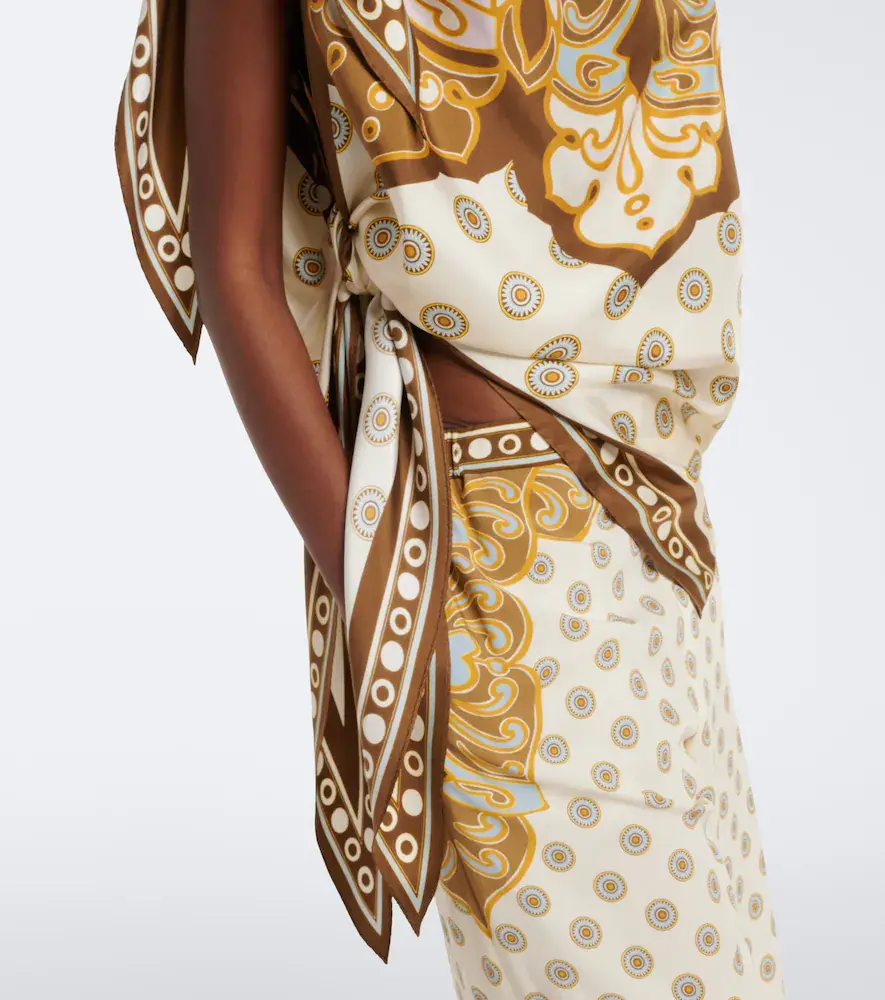 La DoubleJ Full-On printed silk twill top | Thumbnail 7 La DoubleJ Full-On printed silk twill top | Thumbnail 7