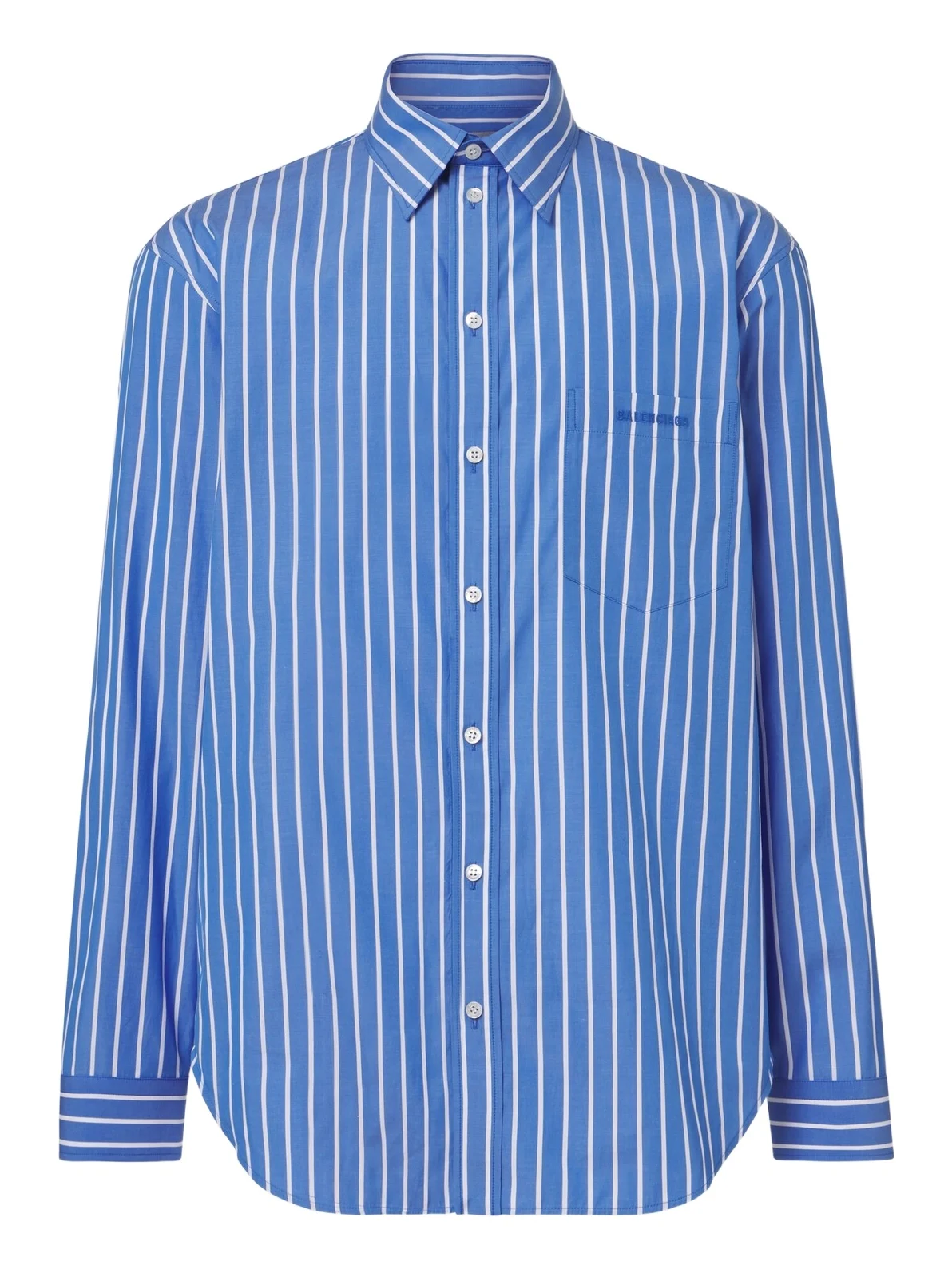 Striped cotton poplin shirt Striped cotton poplin shirt