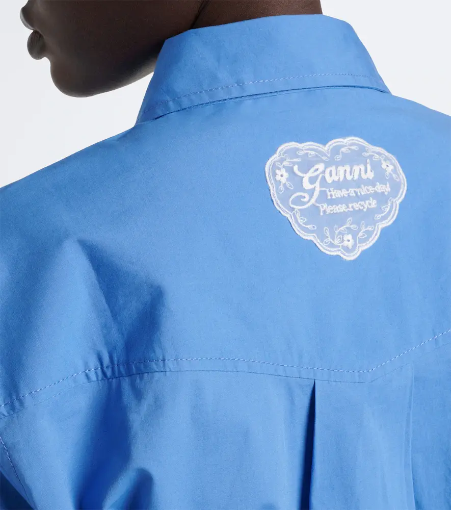 Ganni Cotton-blend shirt | Thumbnail 2
