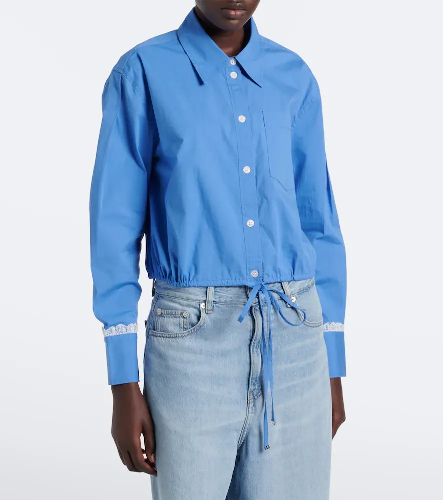 Ganni Cotton-blend shirt | Thumbnail 5