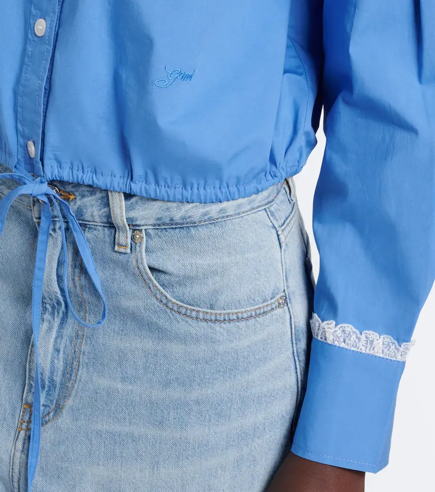 Ganni Cotton-blend shirt | Thumbnail 6