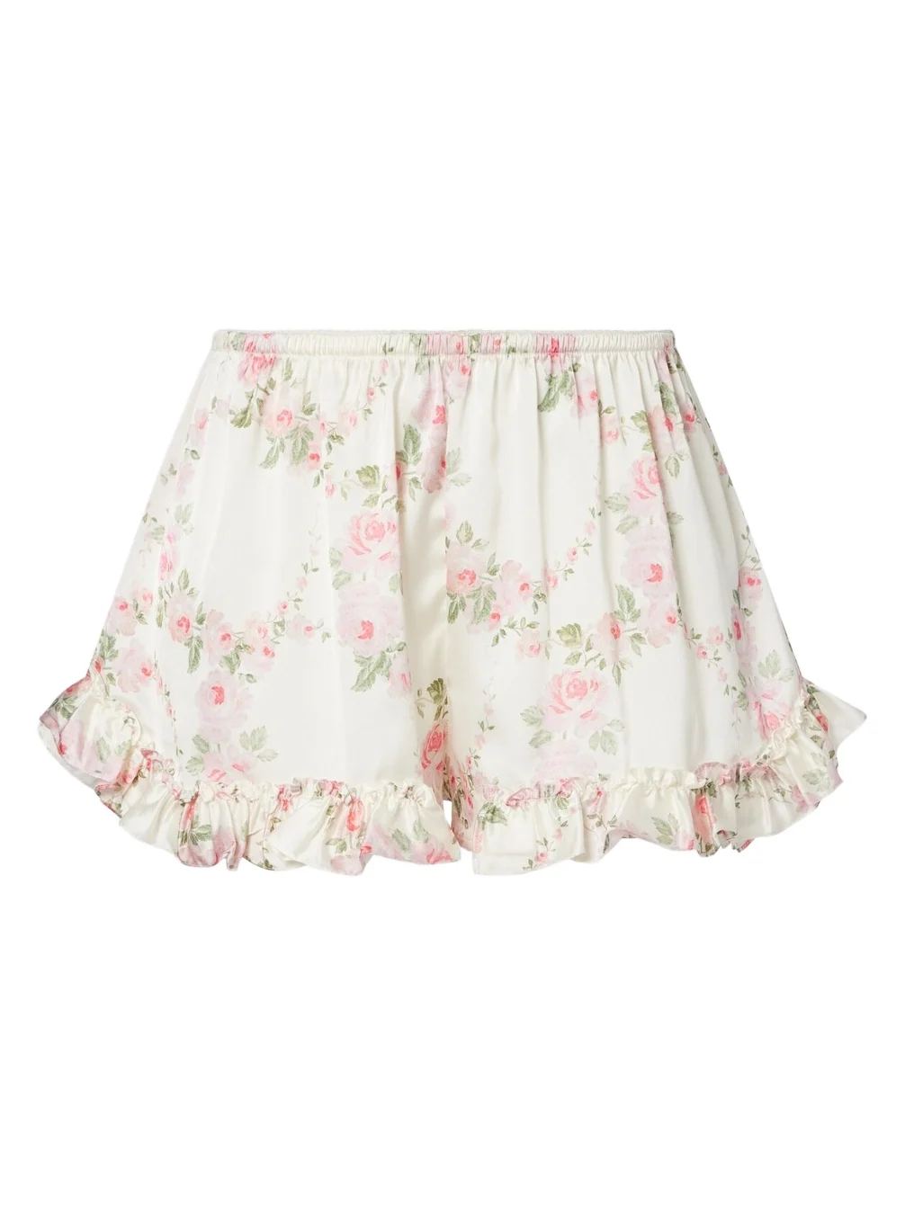 Simone Rocha Floral ruffled shorts