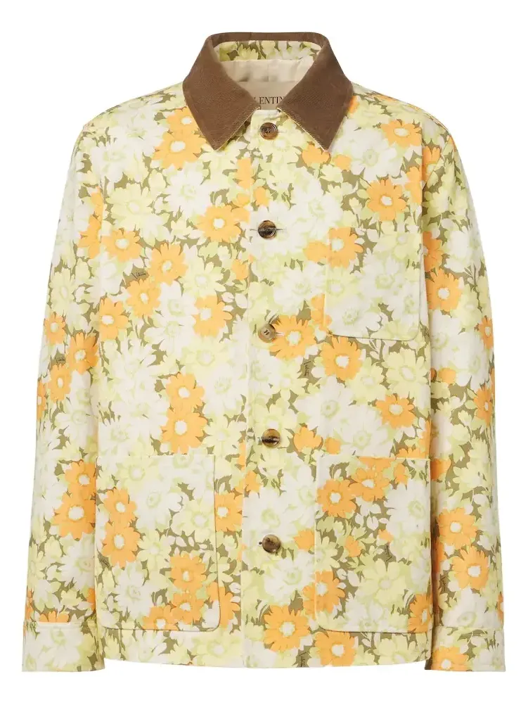 Valentino Garavani Floral cotton twill jacket