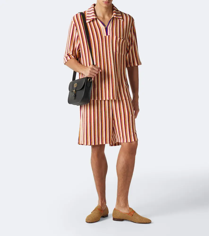 Valentino Garavani Striped terry polo shirt | Thumbnail 5 Valentino Garavani Striped terry polo shirt | Thumbnail 5