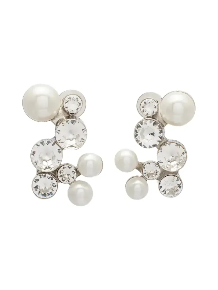 Dries Van Noten Crystal-embellished earrings