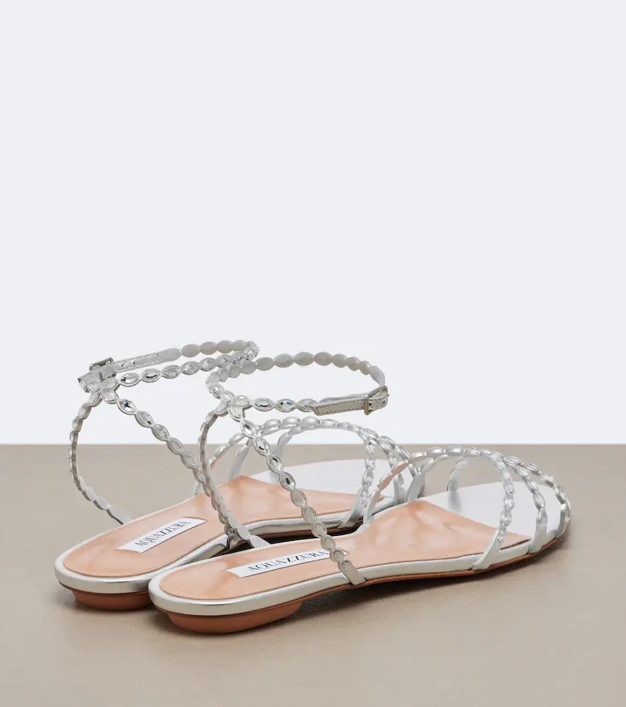 Aquazzura Love Struck embellished leather sandals | Thumbnail 3 Aquazzura Love Struck embellished leather sandals | Thumbnail 3