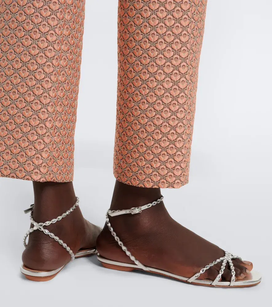 Aquazzura Love Struck embellished leather sandals | Thumbnail 5 Aquazzura Love Struck embellished leather sandals | Thumbnail 5