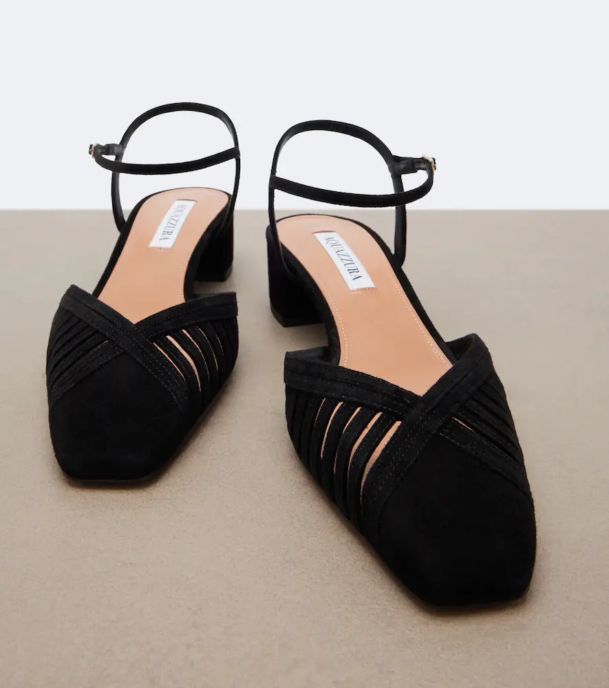 Aquazzura Yara suede pumps | Thumbnail 4