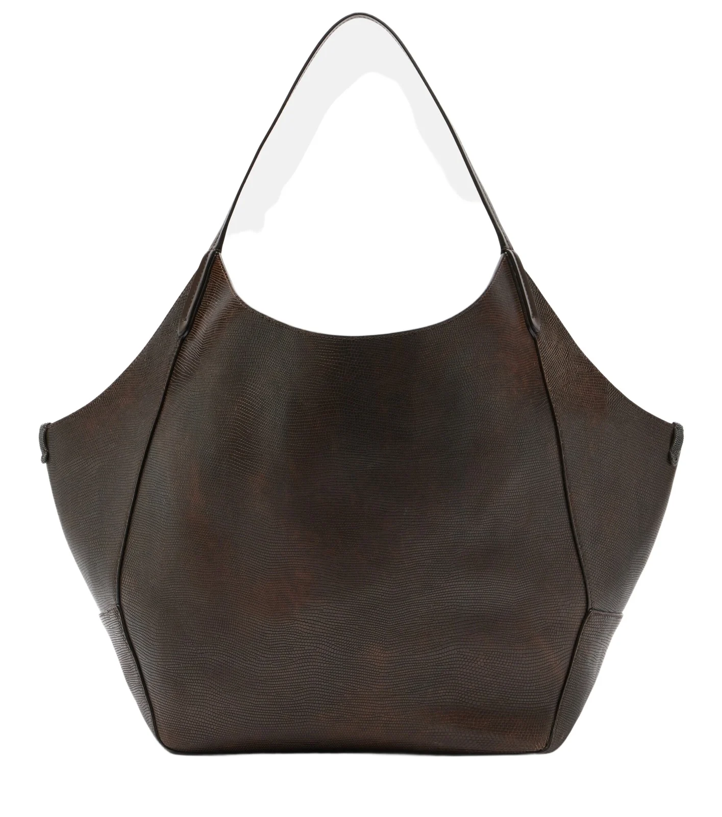 Monili Medium reversible leather tote bag