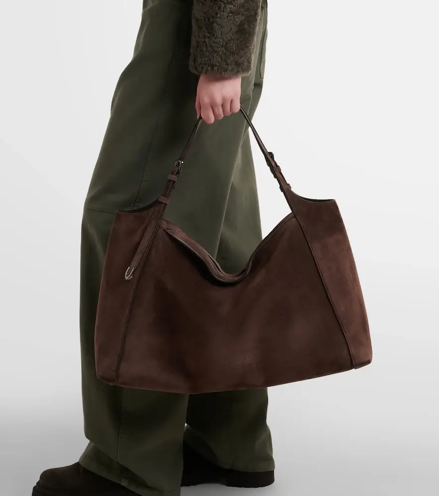 Brunello Cucinelli Medium suede shoulder bag | Thumbnail 5