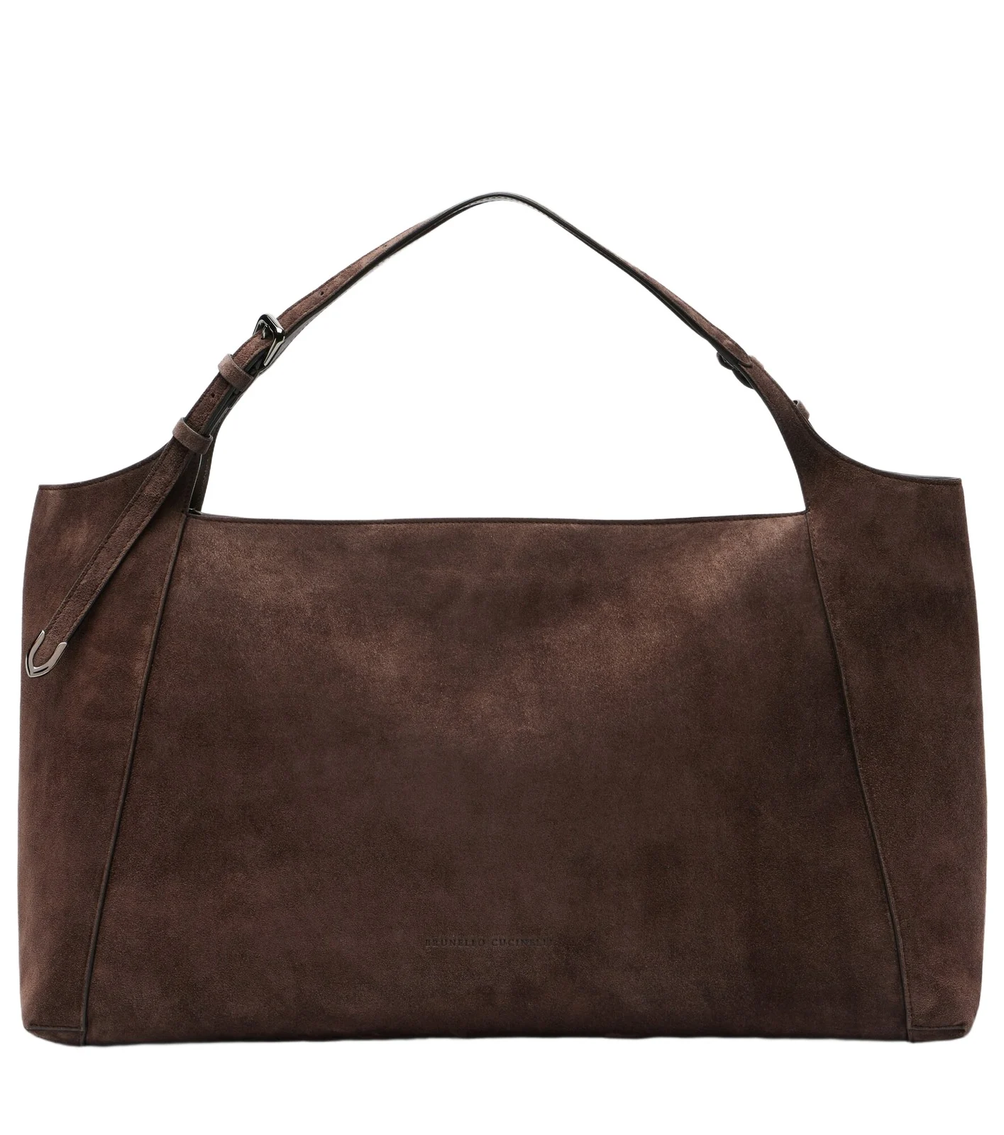 Medium suede shoulder bag
