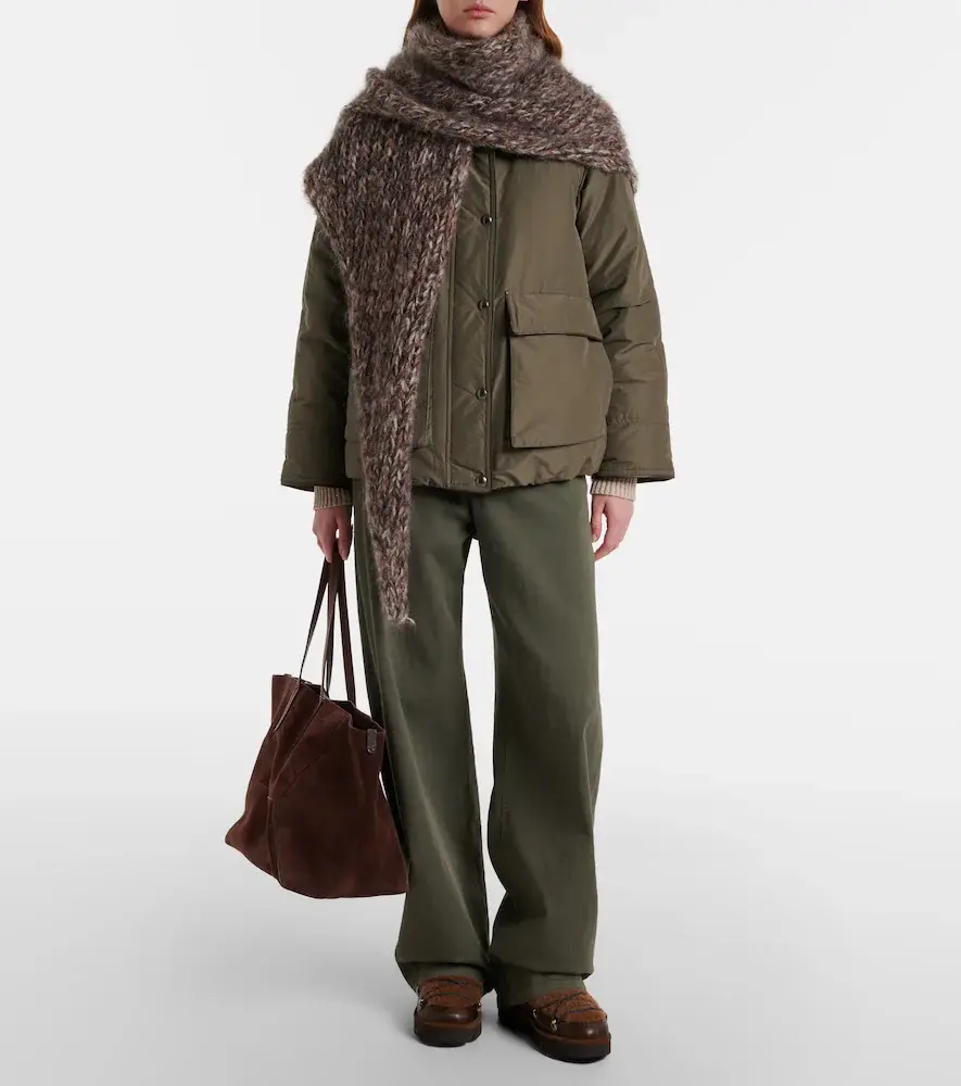 Brunello Cucinelli Mohair-blend poncho | Thumbnail 4