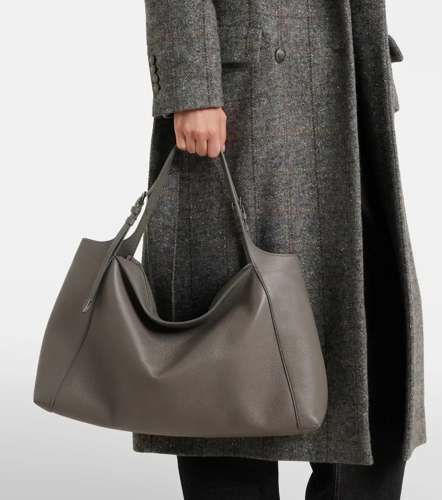 Brunello Cucinelli Medium leather tote bag | Thumbnail 6 Brunello Cucinelli Medium leather tote bag | Thumbnail 6